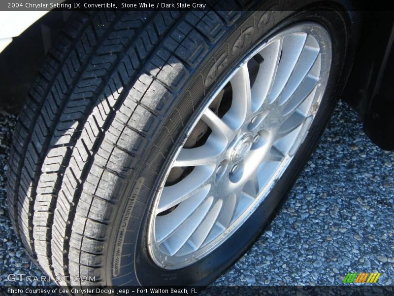 Stone White / Dark Slate Gray 2004 Chrysler Sebring LXi Convertible