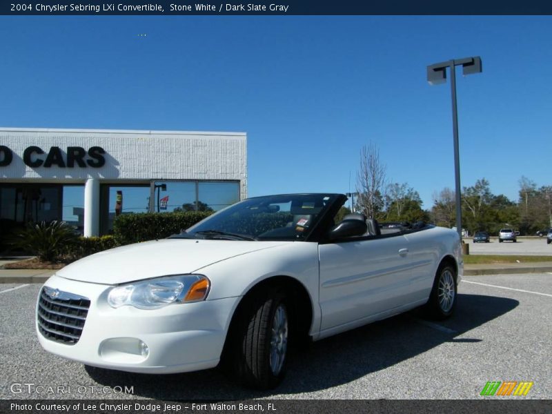 Stone White / Dark Slate Gray 2004 Chrysler Sebring LXi Convertible