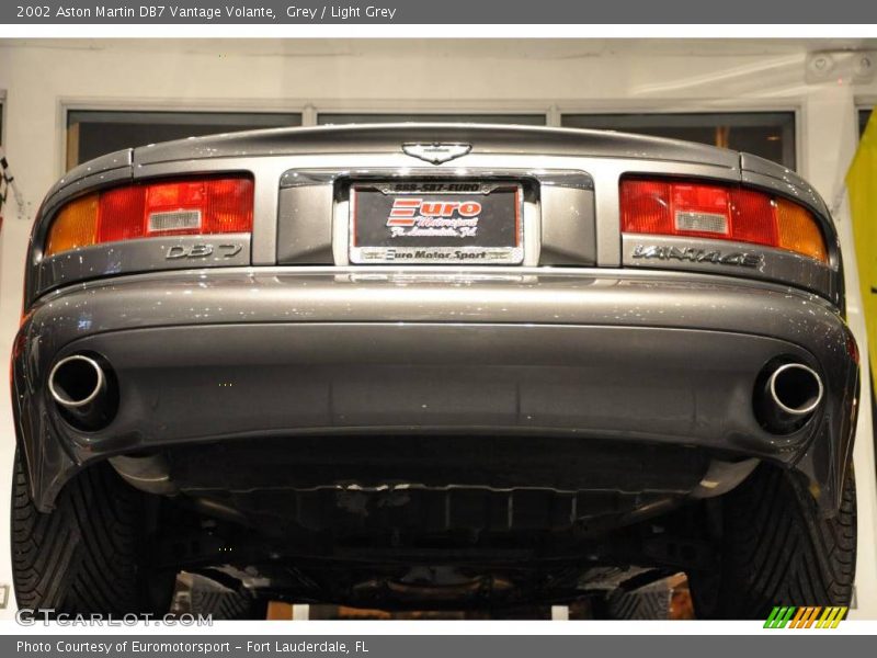 Grey / Light Grey 2002 Aston Martin DB7 Vantage Volante