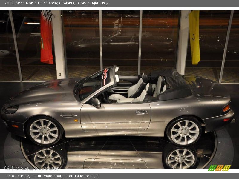 Grey / Light Grey 2002 Aston Martin DB7 Vantage Volante