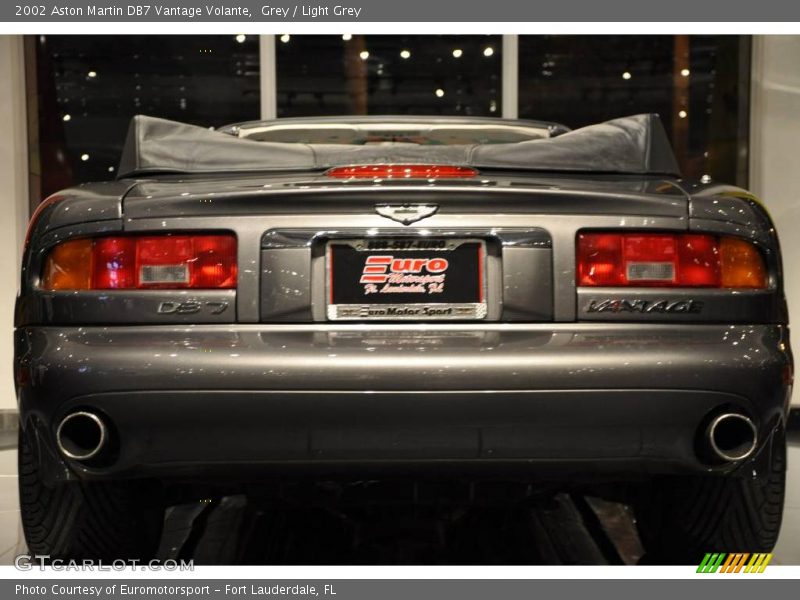Grey / Light Grey 2002 Aston Martin DB7 Vantage Volante