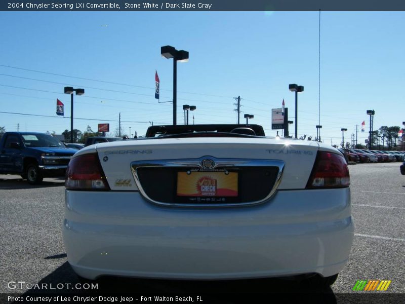 Stone White / Dark Slate Gray 2004 Chrysler Sebring LXi Convertible