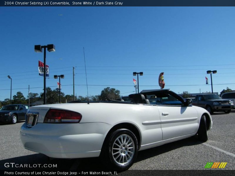 Stone White / Dark Slate Gray 2004 Chrysler Sebring LXi Convertible