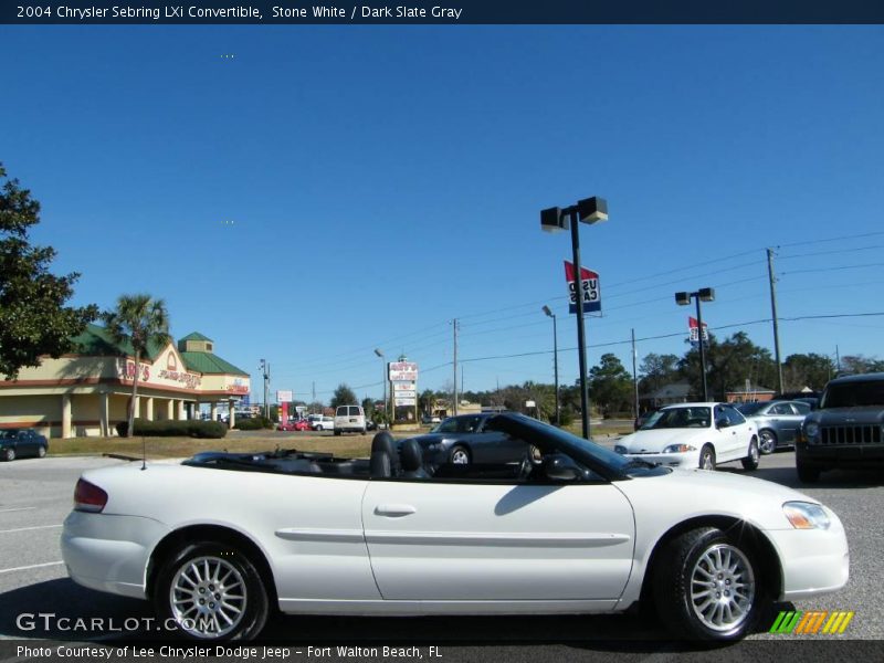 Stone White / Dark Slate Gray 2004 Chrysler Sebring LXi Convertible