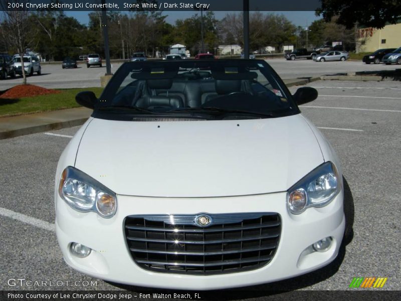 Stone White / Dark Slate Gray 2004 Chrysler Sebring LXi Convertible