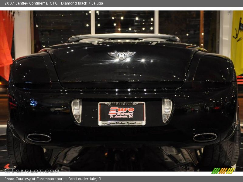 Diamond Black / Beluga 2007 Bentley Continental GTC