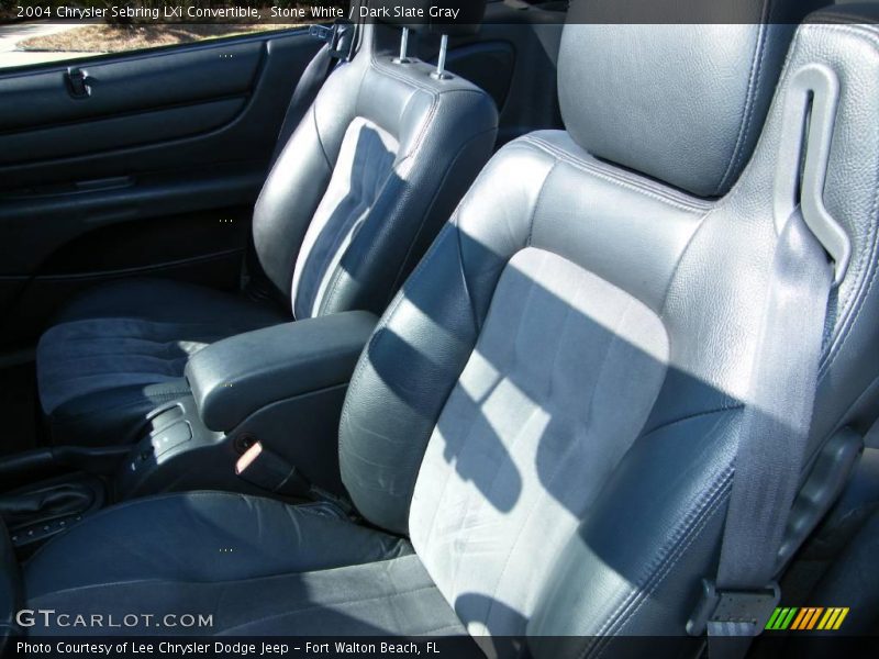 Stone White / Dark Slate Gray 2004 Chrysler Sebring LXi Convertible
