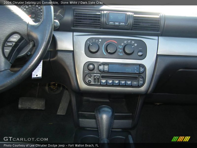 Stone White / Dark Slate Gray 2004 Chrysler Sebring LXi Convertible
