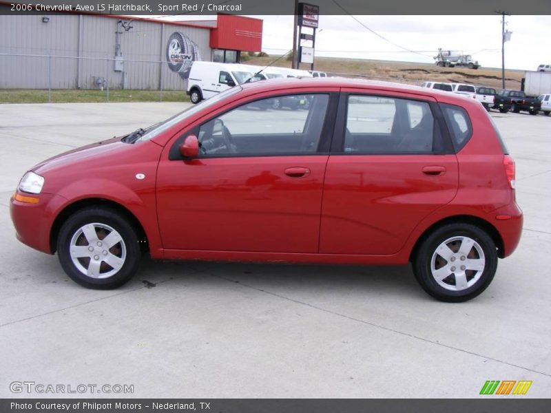Sport Red / Charcoal 2006 Chevrolet Aveo LS Hatchback