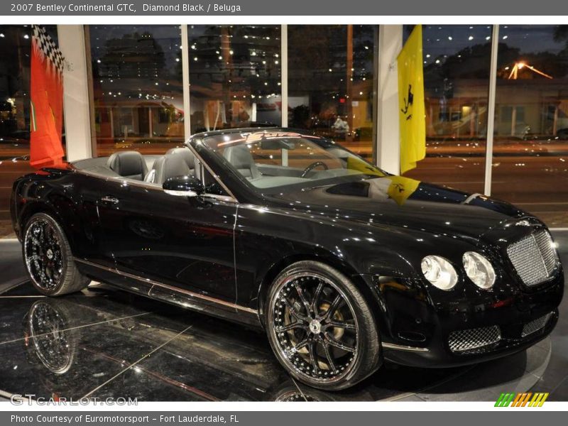 Diamond Black / Beluga 2007 Bentley Continental GTC