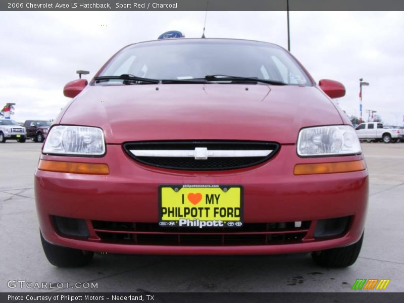 Sport Red / Charcoal 2006 Chevrolet Aveo LS Hatchback