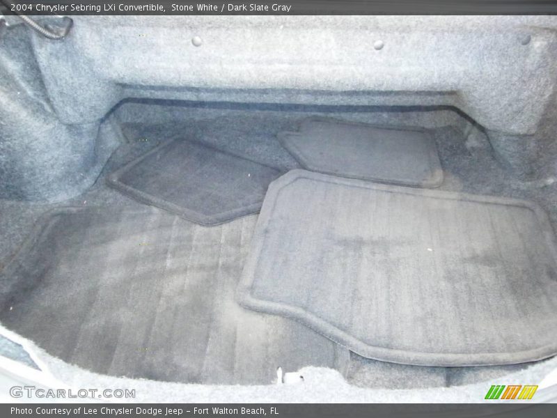 Stone White / Dark Slate Gray 2004 Chrysler Sebring LXi Convertible