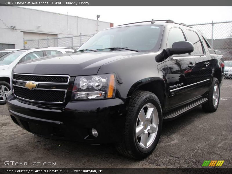 Black / Ebony 2007 Chevrolet Avalanche LT 4WD