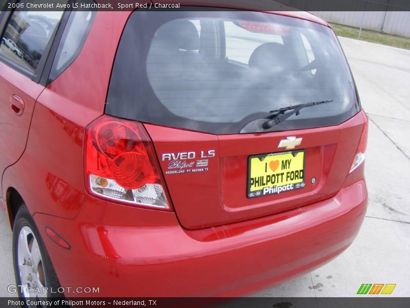 Sport Red / Charcoal 2006 Chevrolet Aveo LS Hatchback