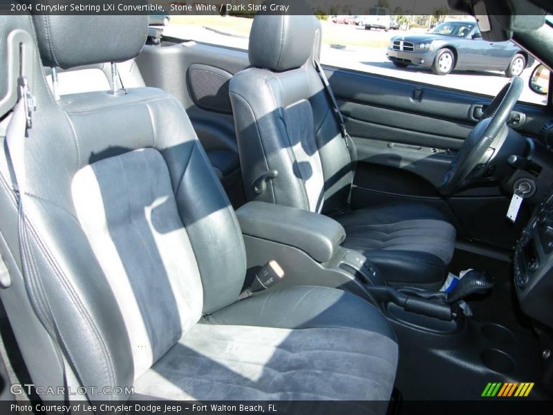 Stone White / Dark Slate Gray 2004 Chrysler Sebring LXi Convertible