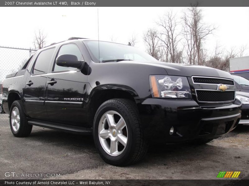 Black / Ebony 2007 Chevrolet Avalanche LT 4WD