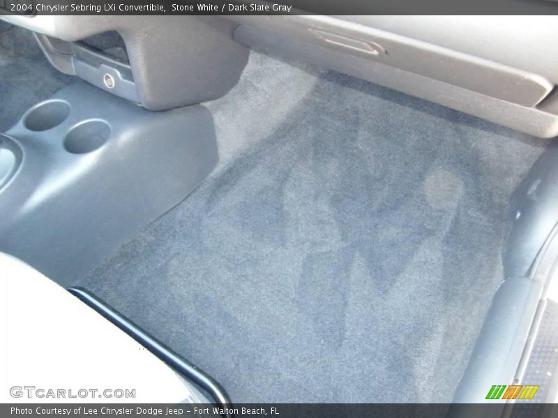 Stone White / Dark Slate Gray 2004 Chrysler Sebring LXi Convertible