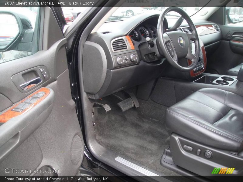 Black / Ebony 2007 Chevrolet Avalanche LT 4WD