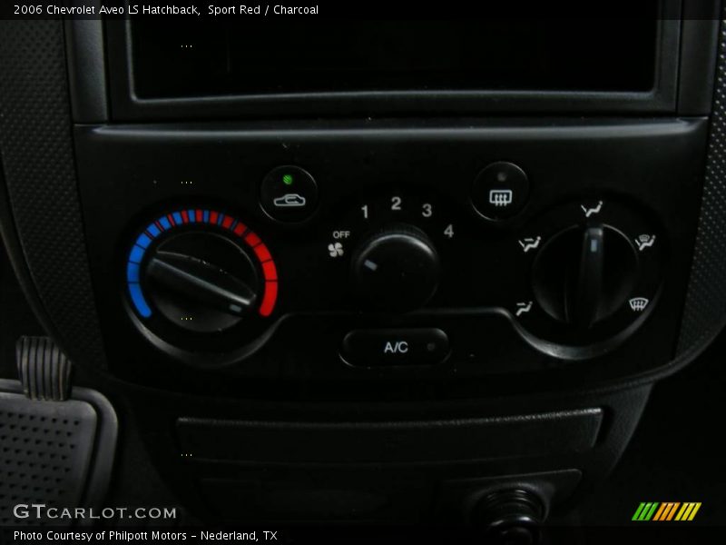 Sport Red / Charcoal 2006 Chevrolet Aveo LS Hatchback