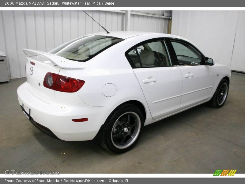 Whitewater Pearl Mica / Beige 2006 Mazda MAZDA3 i Sedan