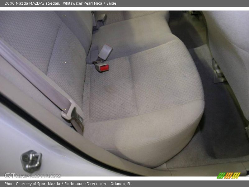 Whitewater Pearl Mica / Beige 2006 Mazda MAZDA3 i Sedan