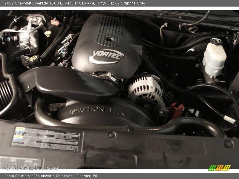 Onyx Black / Graphite Gray 2002 Chevrolet Silverado 1500 LS Regular Cab 4x4