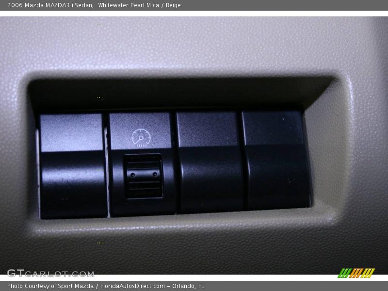 Whitewater Pearl Mica / Beige 2006 Mazda MAZDA3 i Sedan