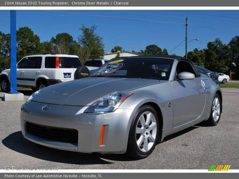 Chrome Silver Metallic / Charcoal 2004 Nissan 350Z Touring Roadster