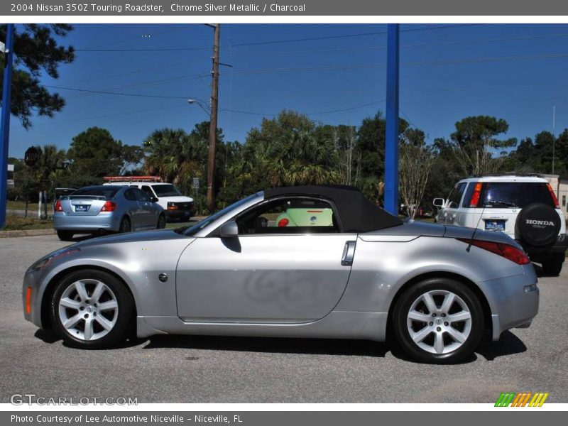 Chrome Silver Metallic / Charcoal 2004 Nissan 350Z Touring Roadster