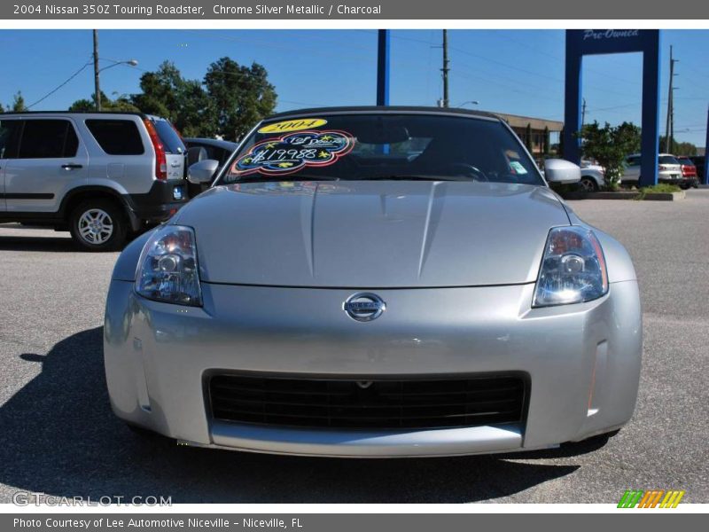 Chrome Silver Metallic / Charcoal 2004 Nissan 350Z Touring Roadster
