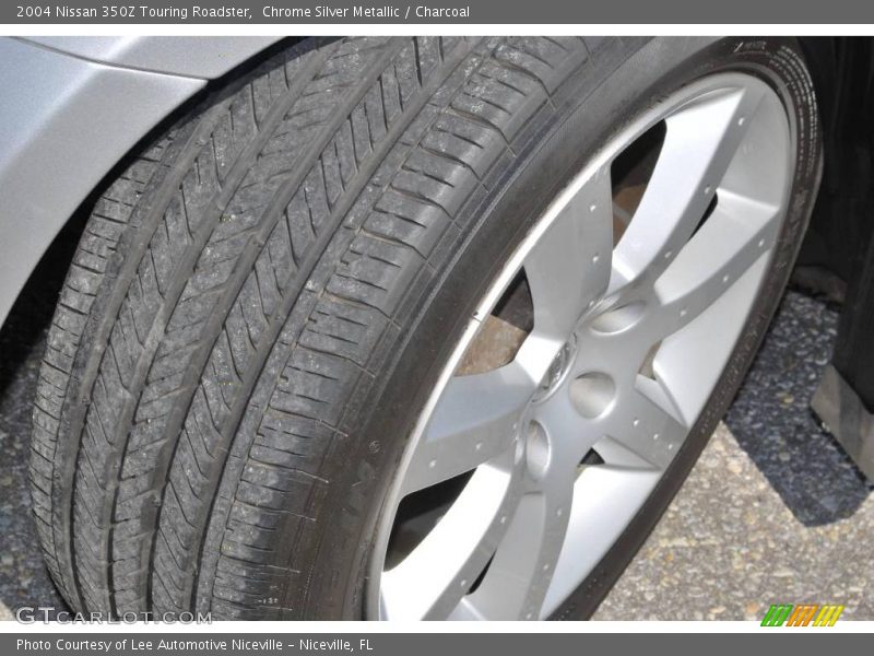 Chrome Silver Metallic / Charcoal 2004 Nissan 350Z Touring Roadster