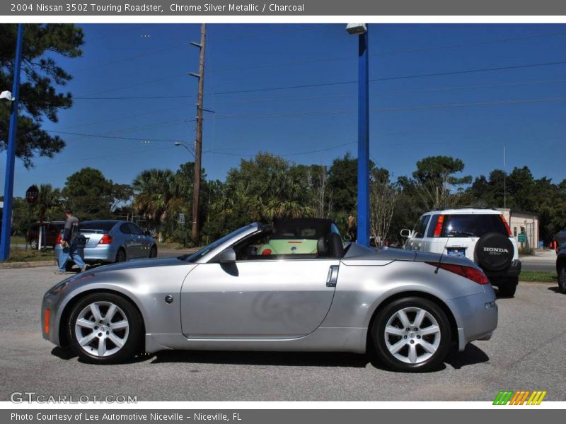 Chrome Silver Metallic / Charcoal 2004 Nissan 350Z Touring Roadster