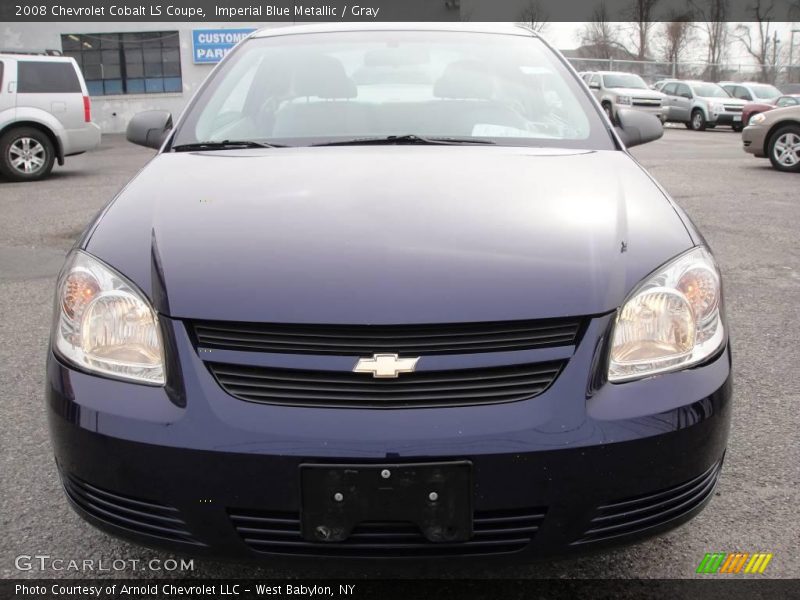 Imperial Blue Metallic / Gray 2008 Chevrolet Cobalt LS Coupe