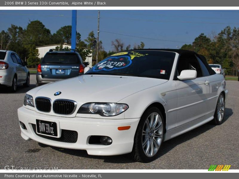 Alpine White / Black 2006 BMW 3 Series 330i Convertible