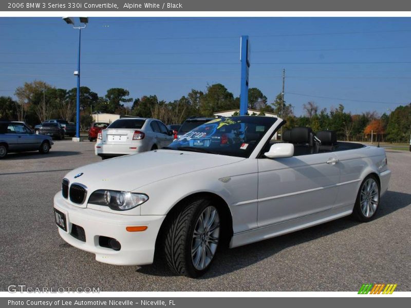 Alpine White / Black 2006 BMW 3 Series 330i Convertible