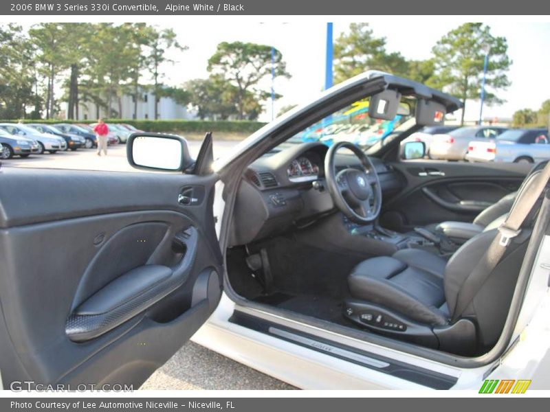Alpine White / Black 2006 BMW 3 Series 330i Convertible