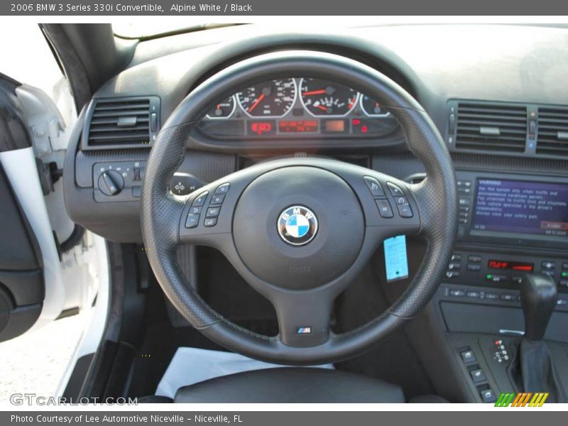 Alpine White / Black 2006 BMW 3 Series 330i Convertible