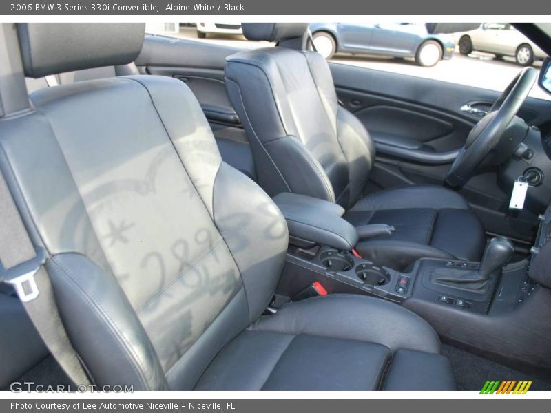 Alpine White / Black 2006 BMW 3 Series 330i Convertible