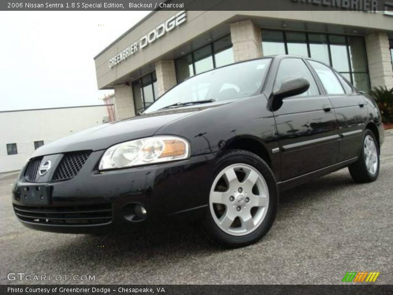 Blackout / Charcoal 2006 Nissan Sentra 1.8 S Special Edition