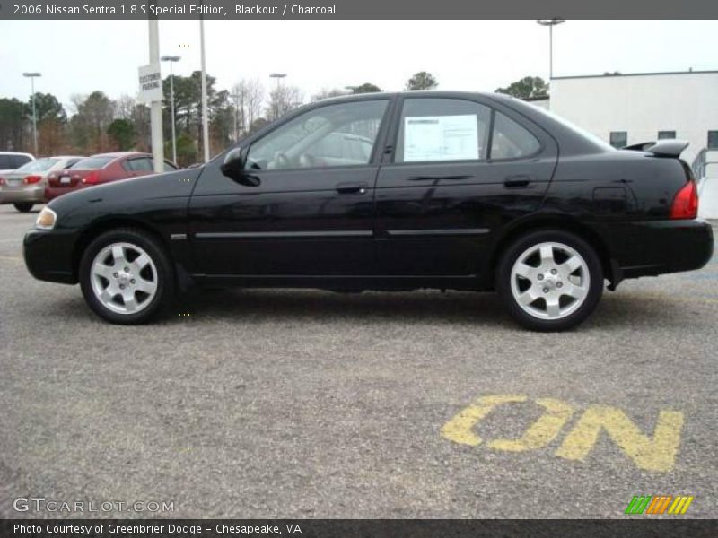 Blackout / Charcoal 2006 Nissan Sentra 1.8 S Special Edition