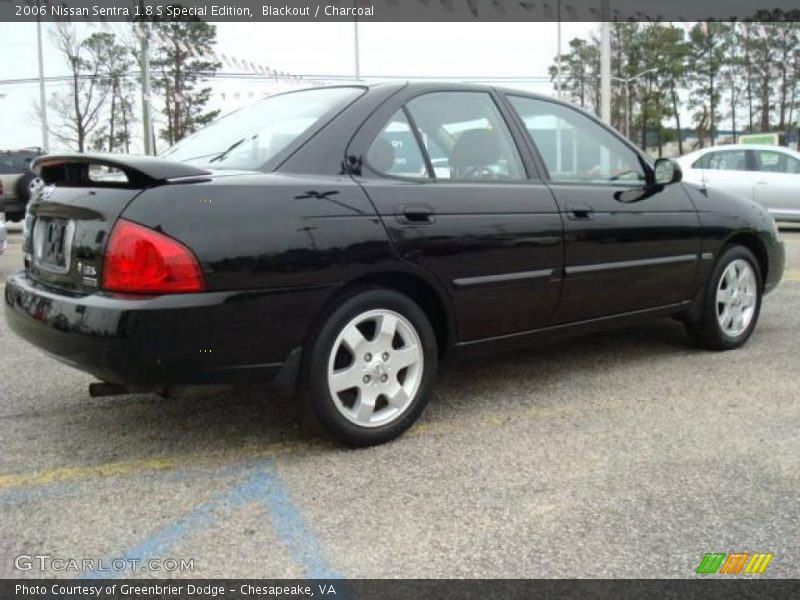 Blackout / Charcoal 2006 Nissan Sentra 1.8 S Special Edition