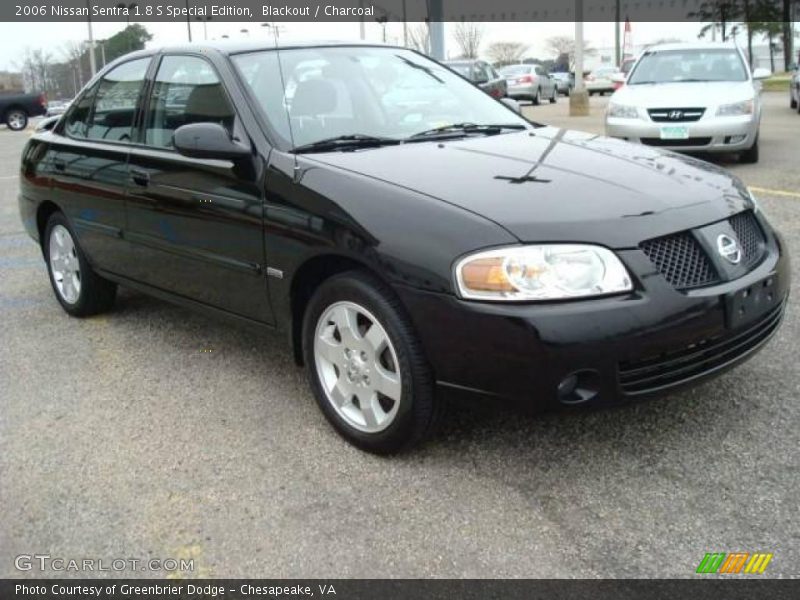 Blackout / Charcoal 2006 Nissan Sentra 1.8 S Special Edition