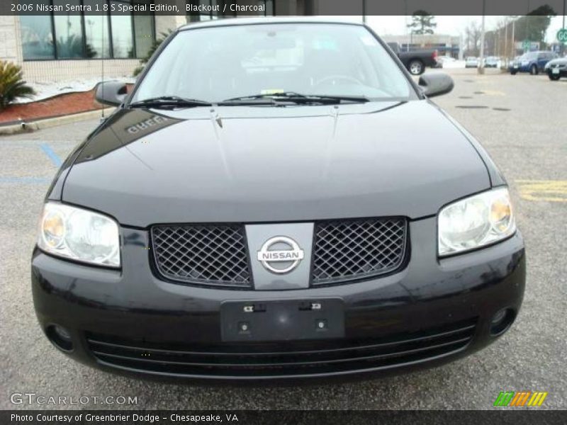 Blackout / Charcoal 2006 Nissan Sentra 1.8 S Special Edition