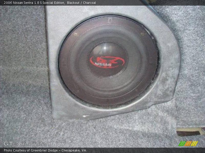 Blackout / Charcoal 2006 Nissan Sentra 1.8 S Special Edition