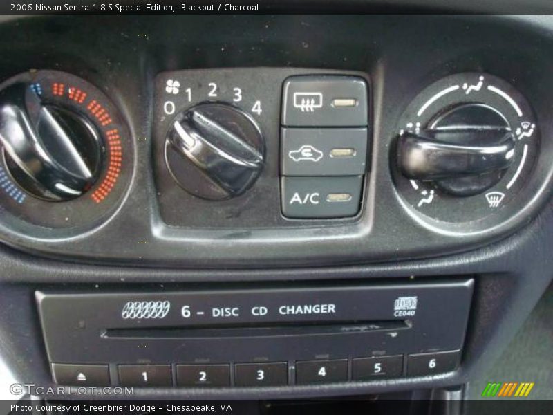 Blackout / Charcoal 2006 Nissan Sentra 1.8 S Special Edition