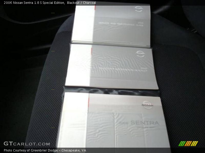 Blackout / Charcoal 2006 Nissan Sentra 1.8 S Special Edition