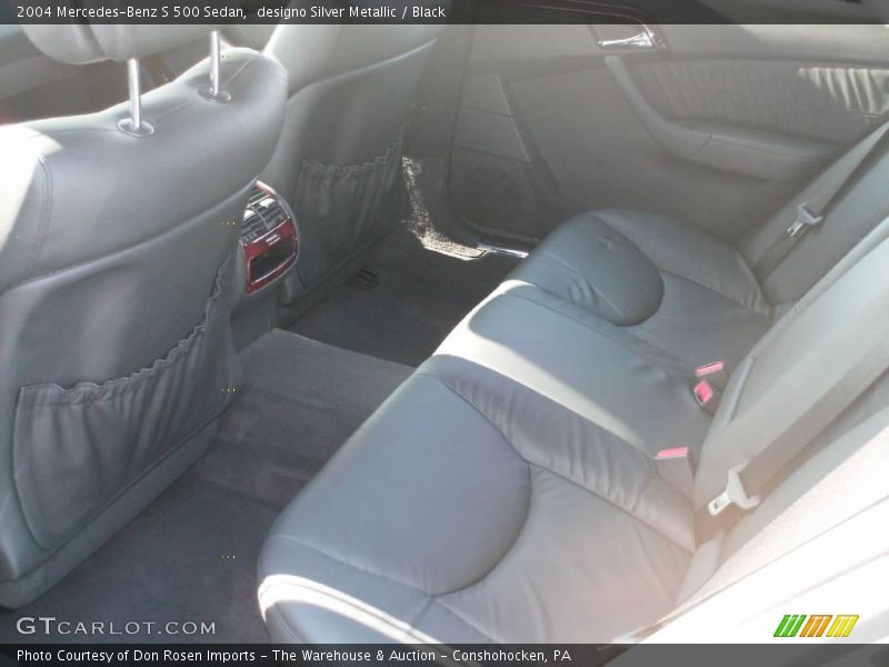 designo Silver Metallic / Black 2004 Mercedes-Benz S 500 Sedan