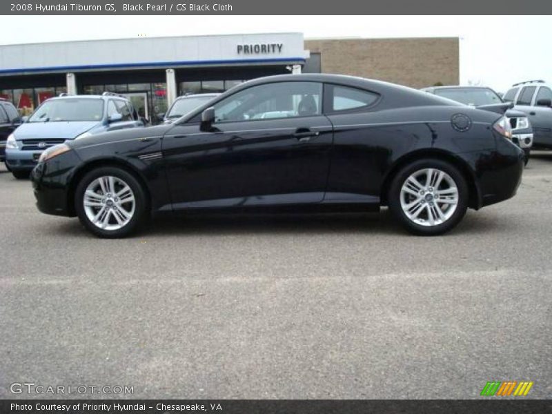 Black Pearl / GS Black Cloth 2008 Hyundai Tiburon GS