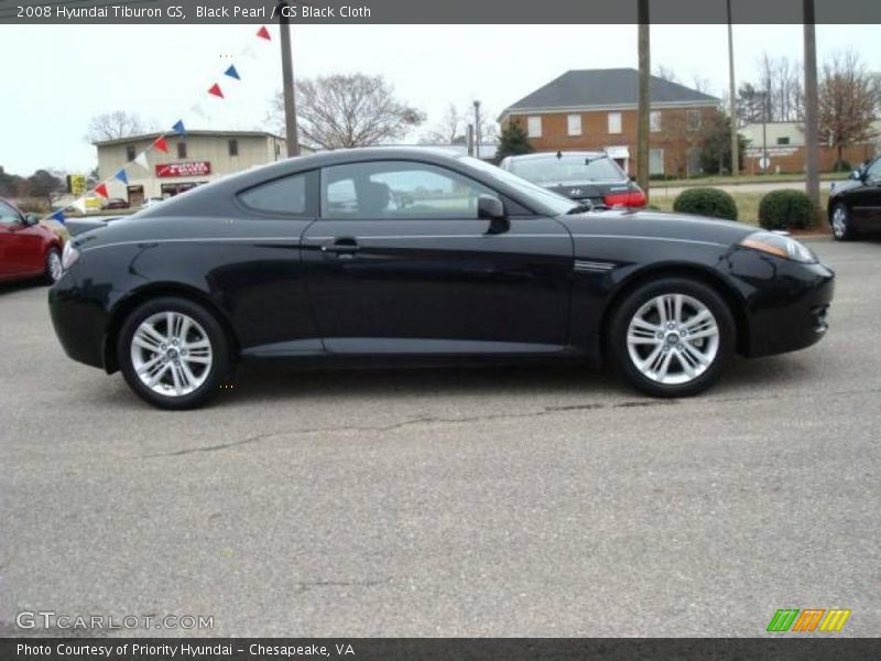 Black Pearl / GS Black Cloth 2008 Hyundai Tiburon GS