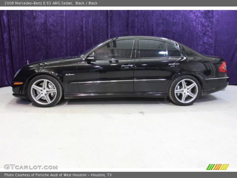 Black / Black 2008 Mercedes-Benz E 63 AMG Sedan